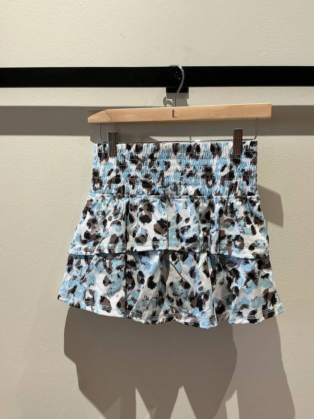 NEW THE BUBBLE women's ruffle skirt in animal heritage